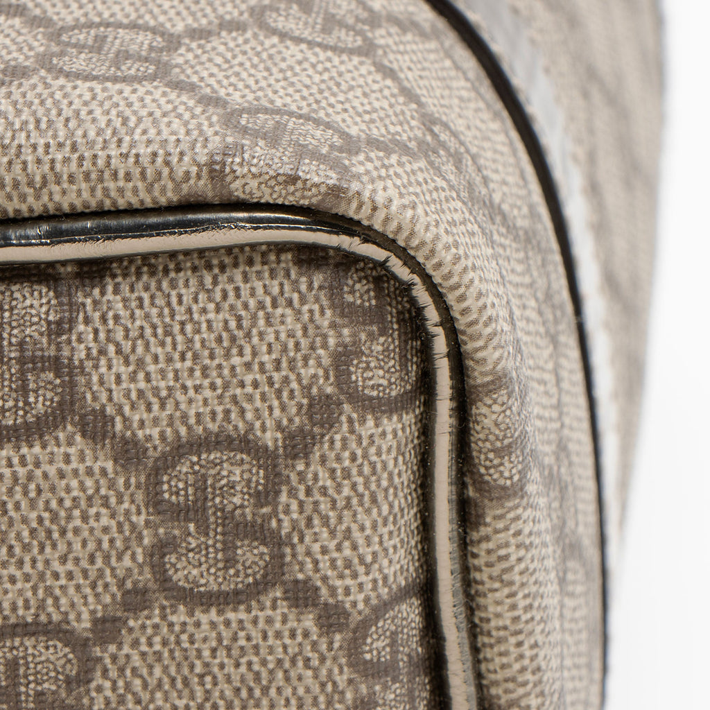 Gucci GG Supreme Metallic Leather Joy Small Boston Bag