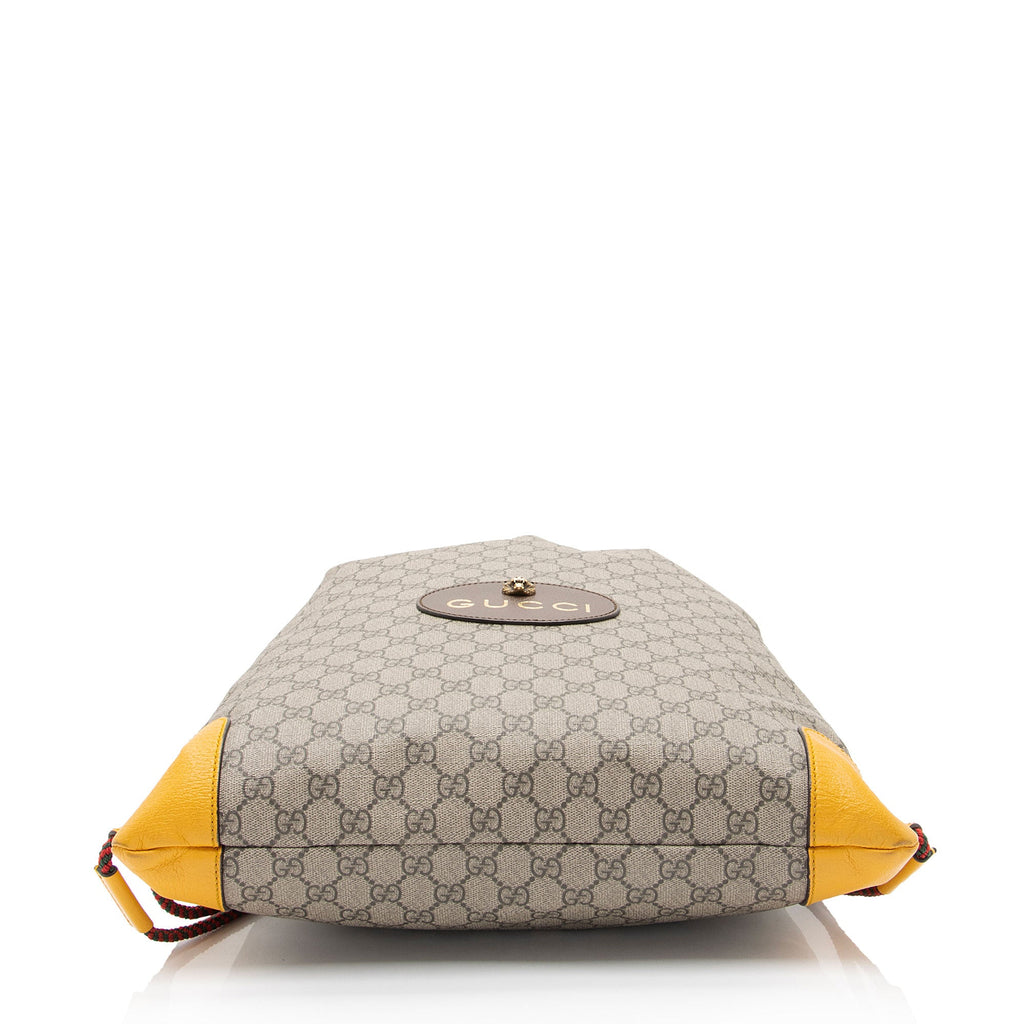 Gucci GG Supreme Neo Vintage Drawstring Backpack (SHF-v5dLOA)