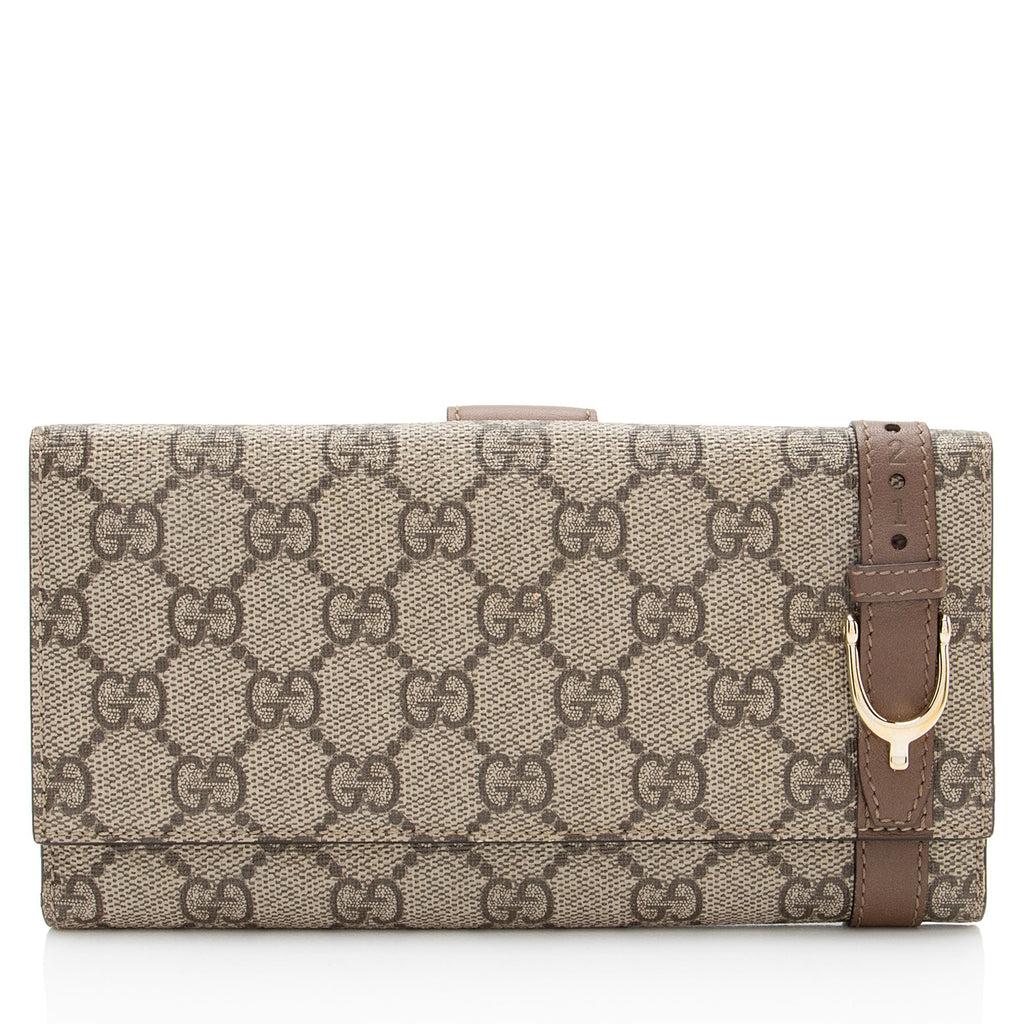 Gucci GG Supreme Nice Continental Wallet