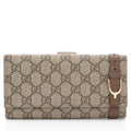 Gucci GG Supreme Nice Continental Wallet