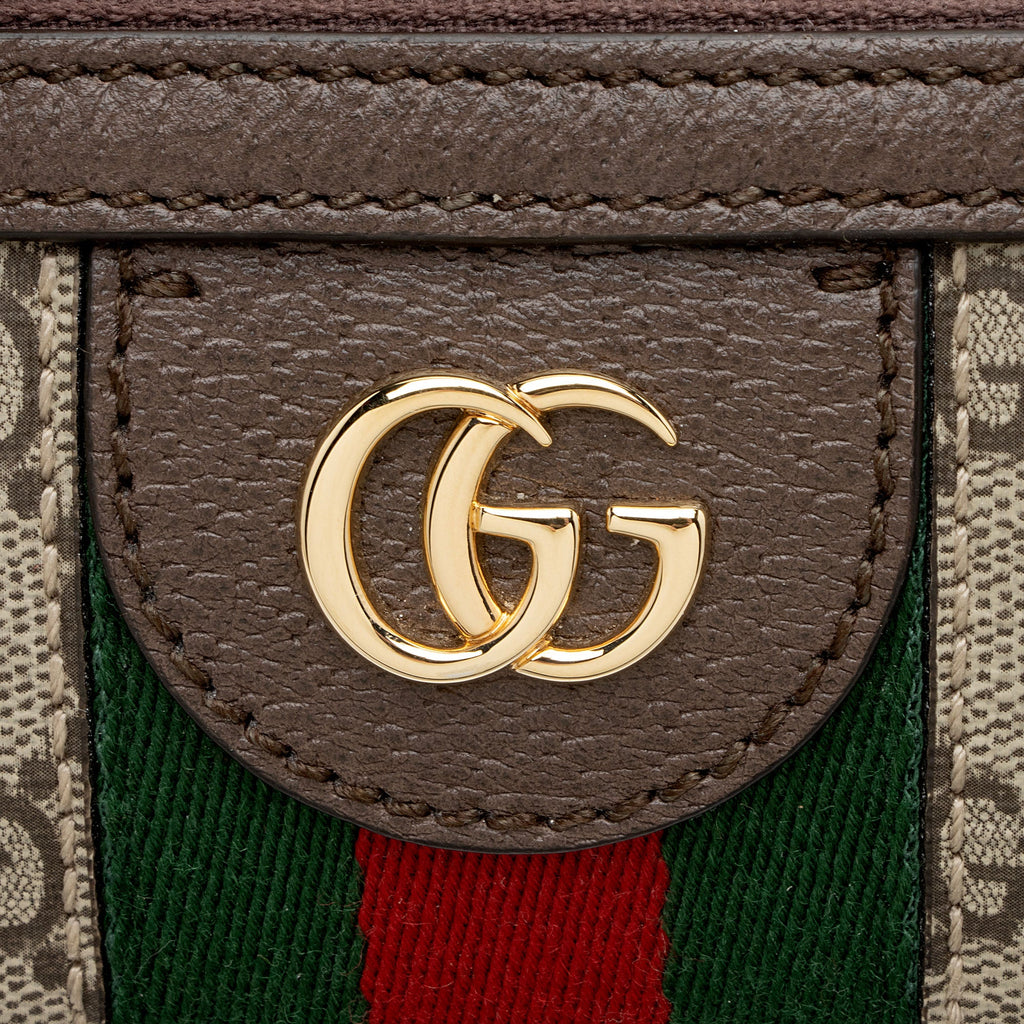 Gucci GG Supreme Ophidia Barrel Shoulder Bag