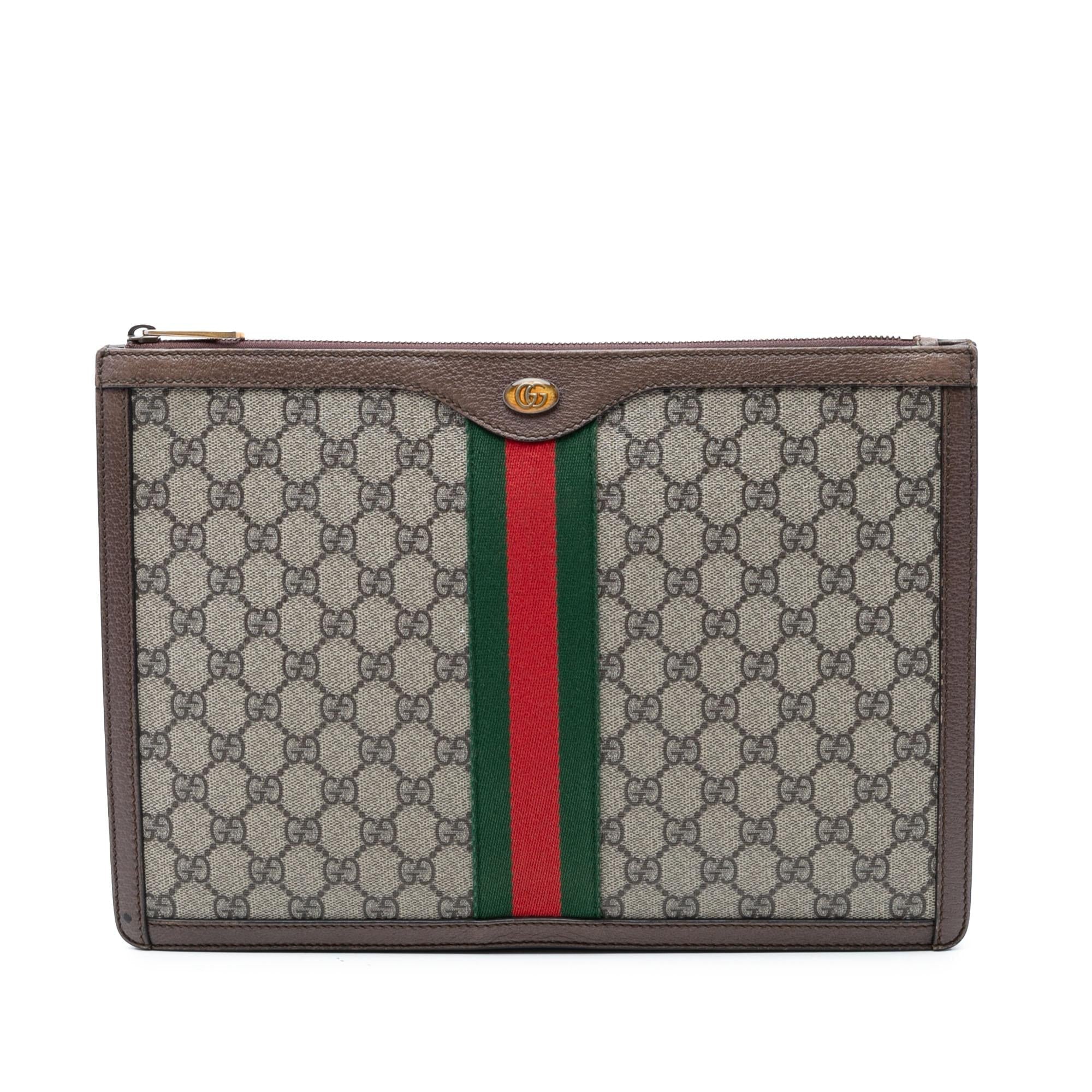 Gucci GG Supreme Ophidia Clutch