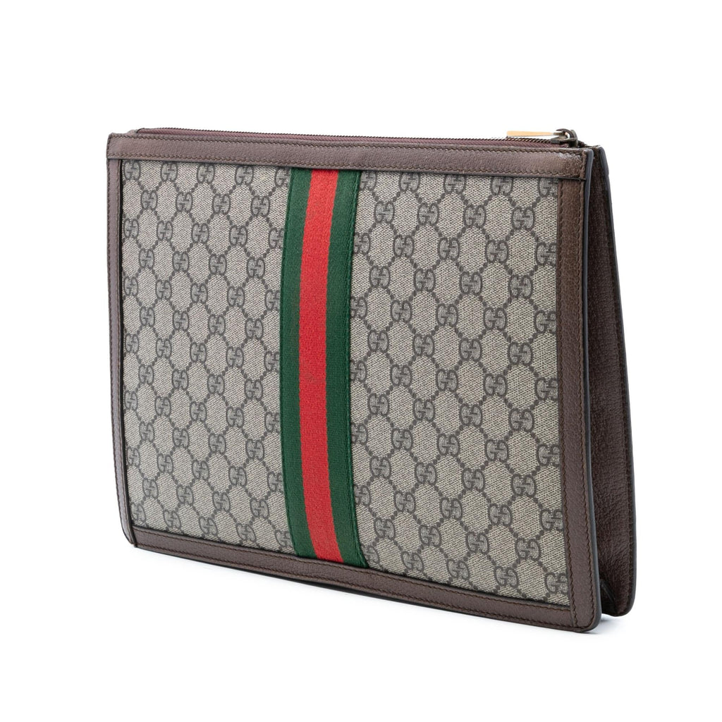 Gucci GG Supreme Ophidia Clutch