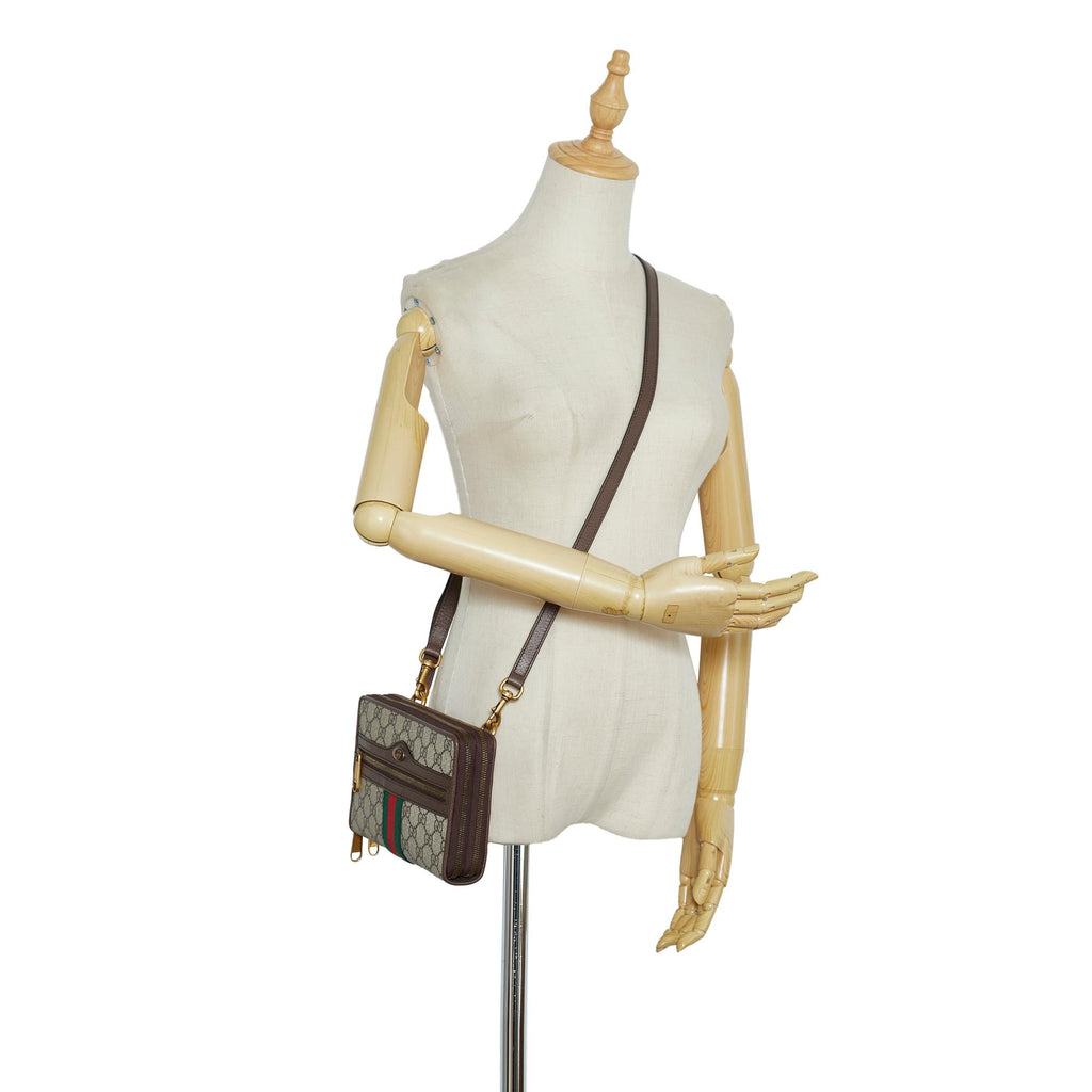 Gucci GG Supreme Ophidia Crossbody Bag (SHG-OLoA2T)