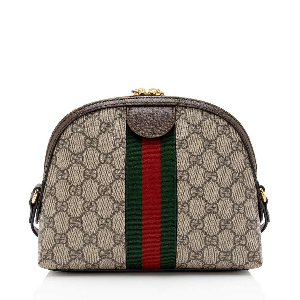 Gucci GG Supreme Ophidia Dome Small Shoulder Bag (SHF-xTbcEZ)