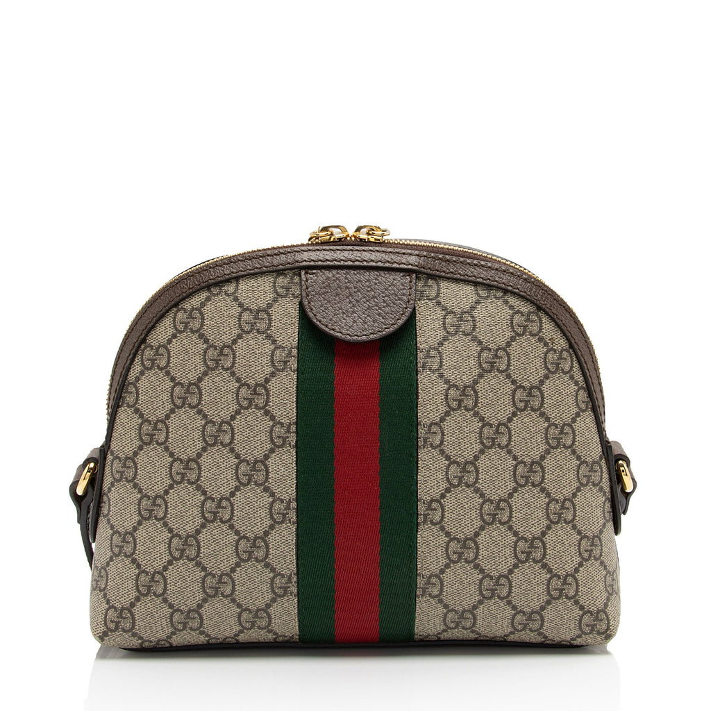 Gucci GG Supreme Ophidia Dome Small Shoulder Bag (SHF-NZZCK4)