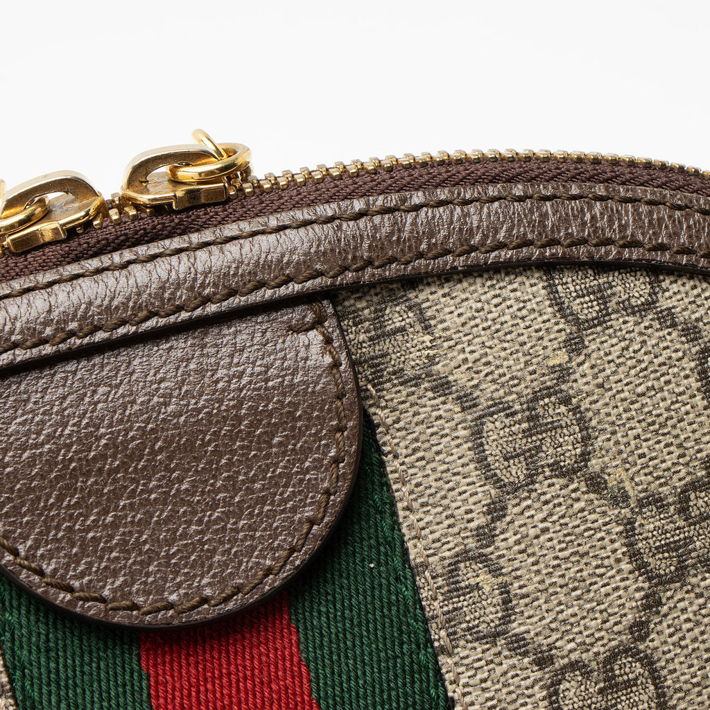 Gucci GG Supreme Ophidia Dome Small Shoulder Bag
