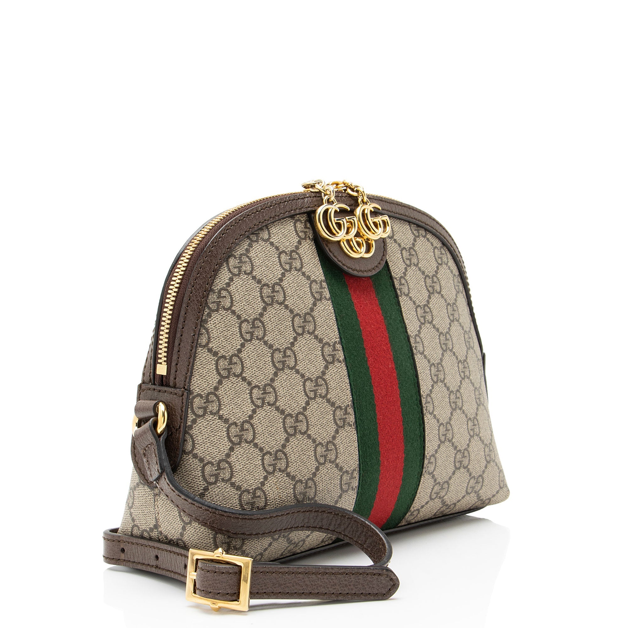 Gucci GG Supreme Ophidia Dome Small Shoulder Bag