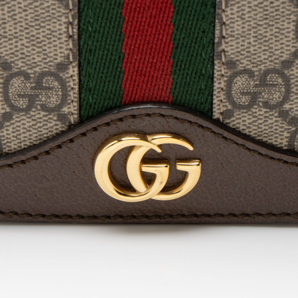 Gucci GG Supreme Ophidia Flap Messenger Bag