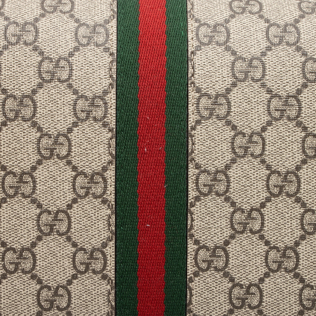 Gucci GG Supreme Ophidia Flap Messenger (SHF-6FVzgF)