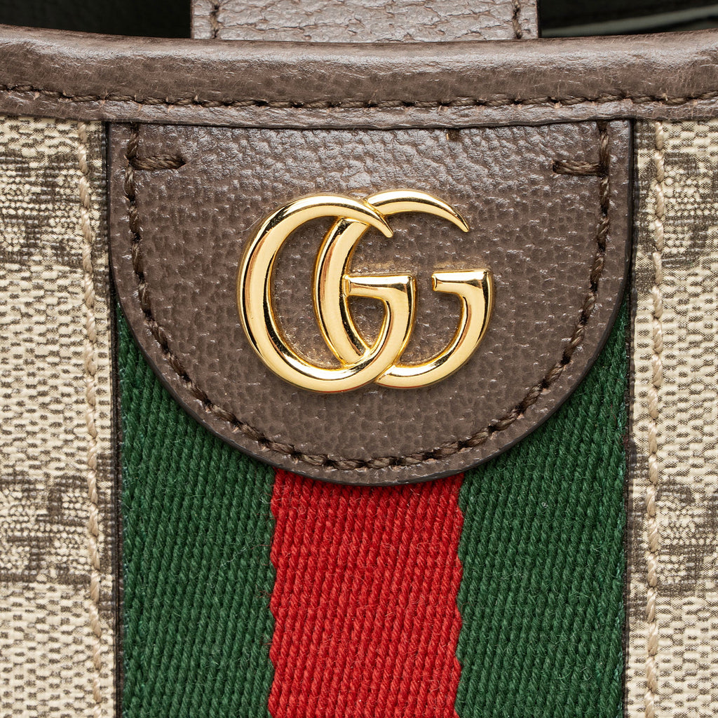 Gucci GG Supreme Ophidia Large Open Shoulder Bag