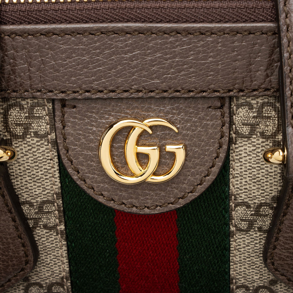 Gucci GG Supreme Ophidia Large Zip Tote
