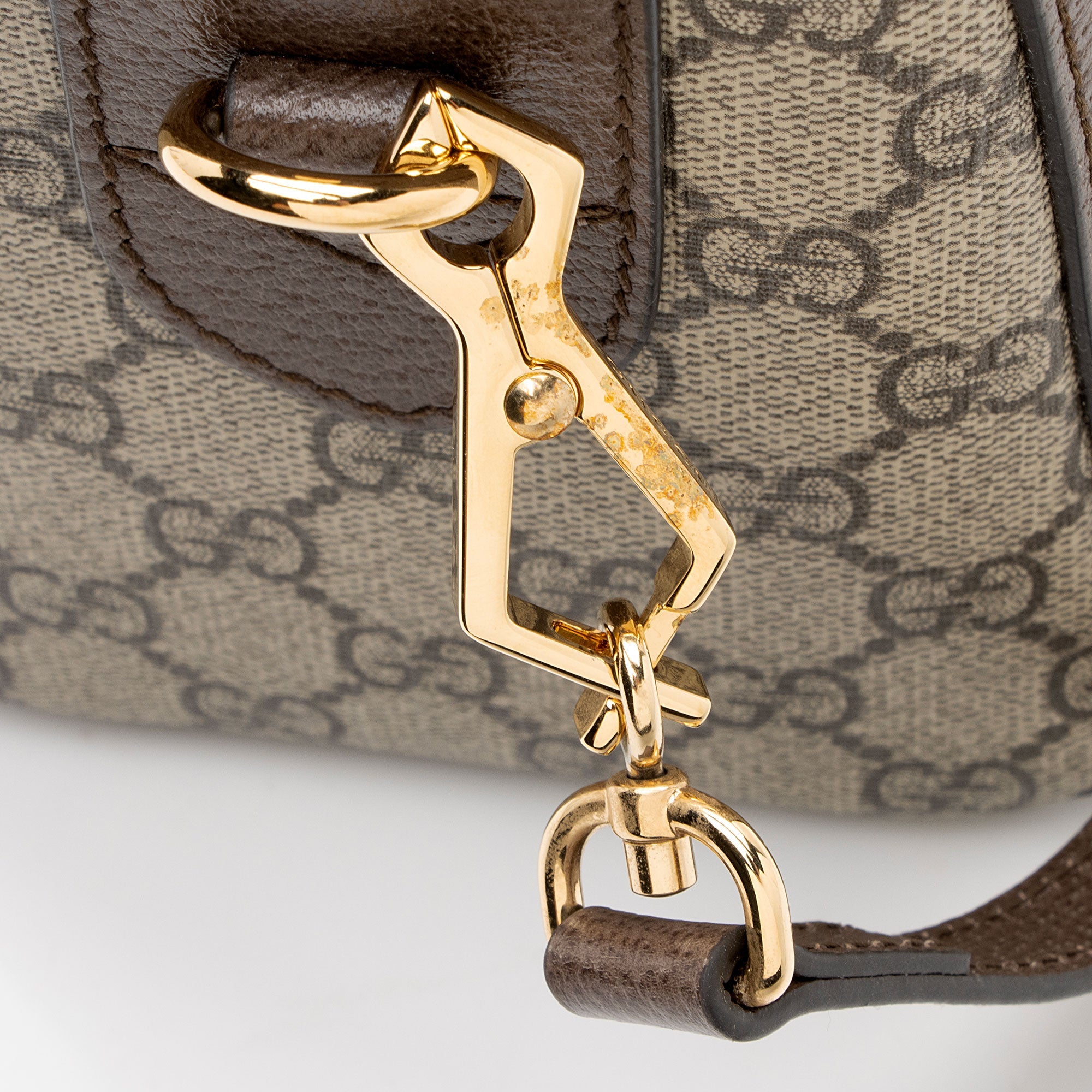 Gucci GG Supreme Ophidia Medium Boston Bag