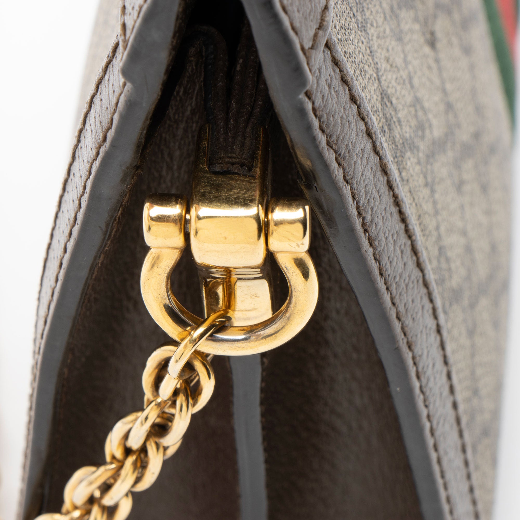Gucci GG Supreme Ophidia Medium Chain Shoulder Bag