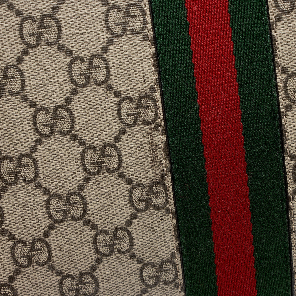 Gucci GG Supreme Ophidia Medium Wristlet