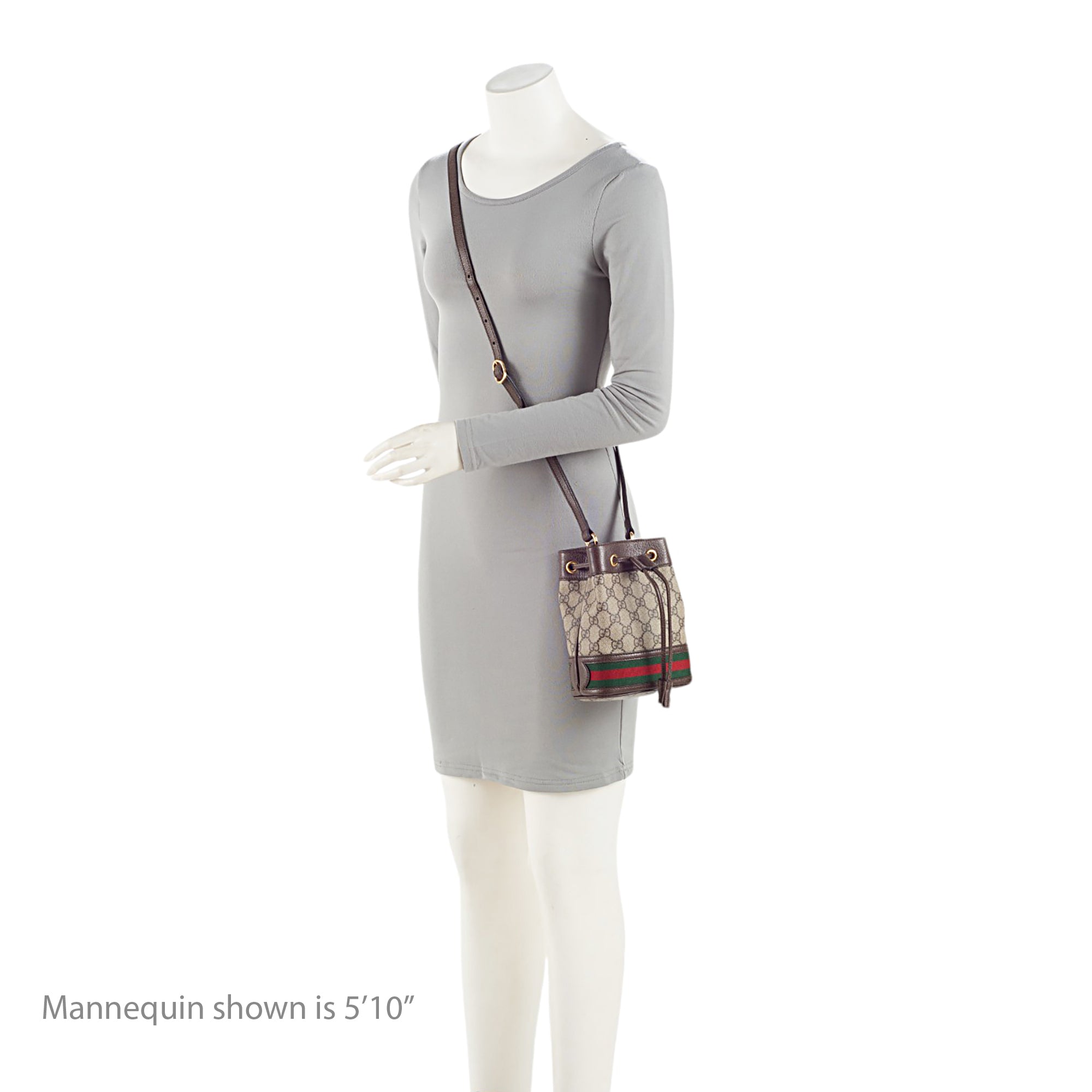 Gucci GG Supreme Ophidia Mini Bucket Bag