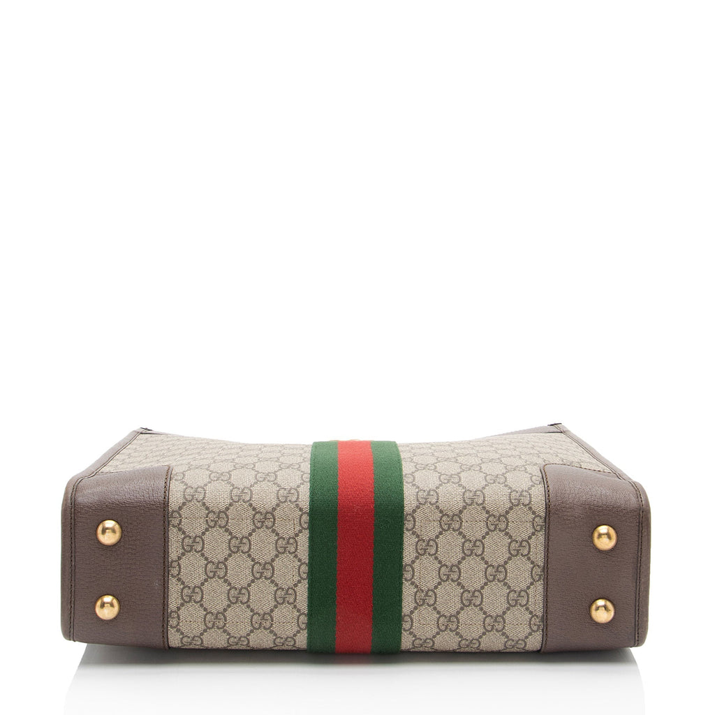 Gucci GG Supreme Ophidia Open Handle Tote