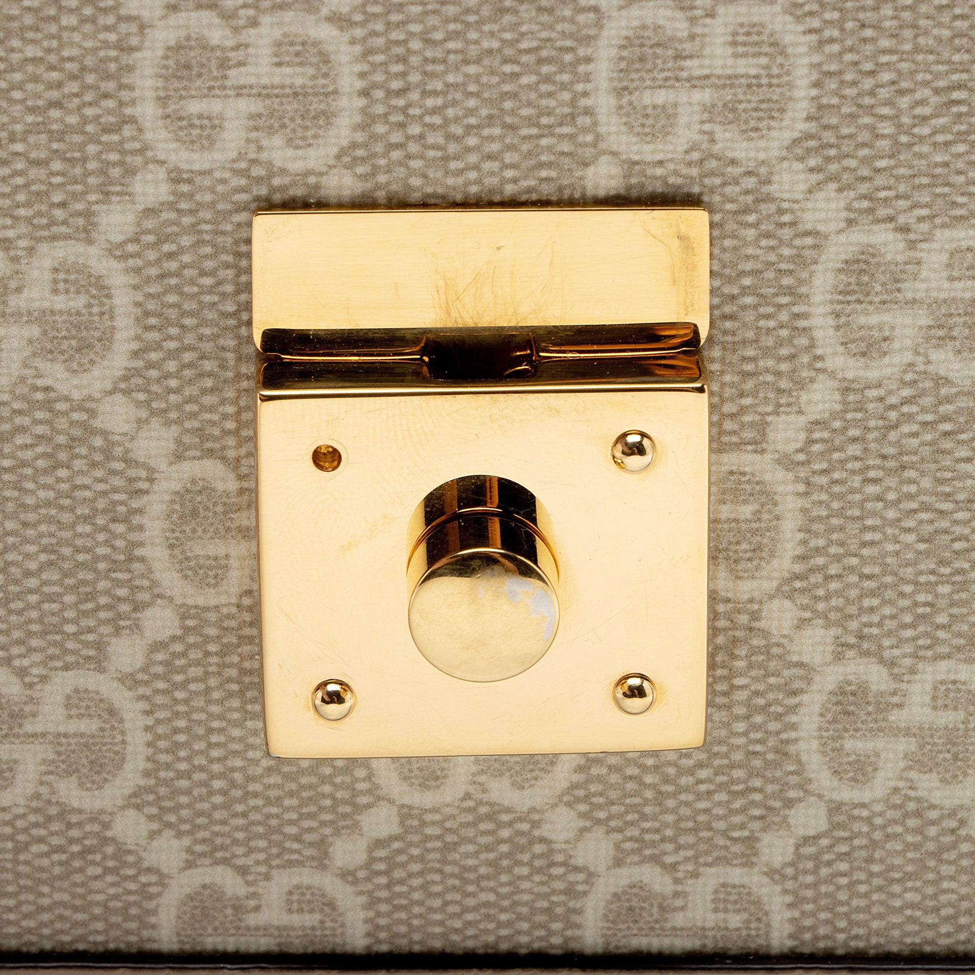 Gucci GG Supreme Ophidia Padlock Mini Top Handle