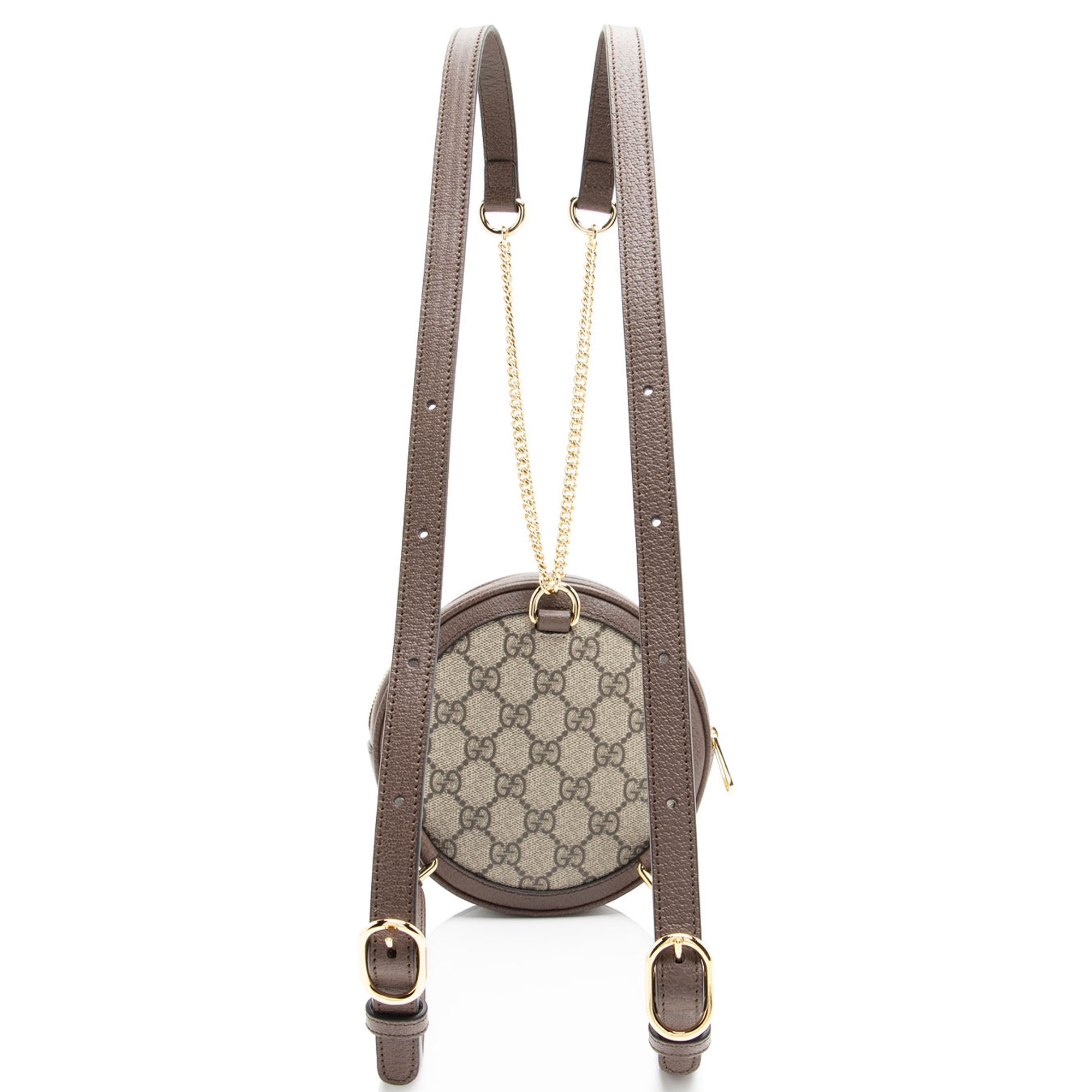 Gucci GG Supreme Ophidia Round Mini Backpack