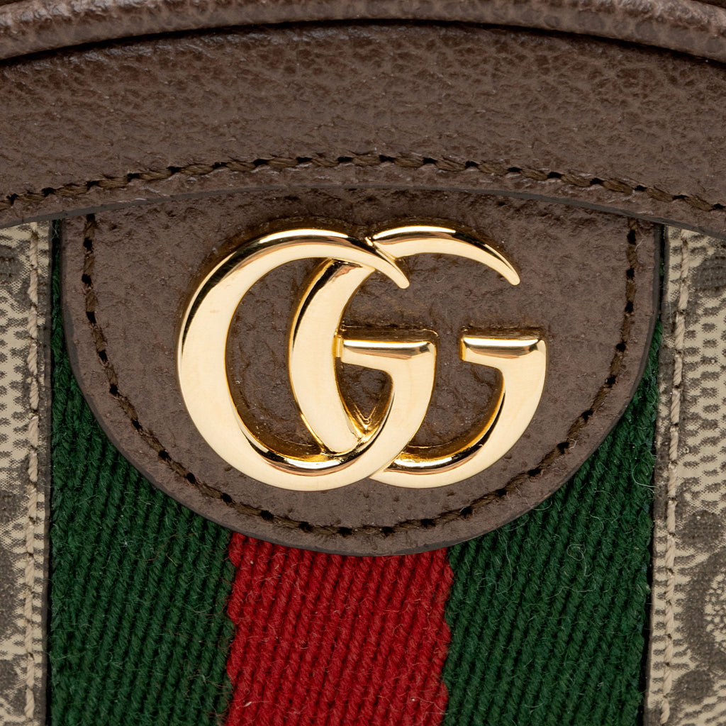 Gucci GG Supreme Ophidia Round Mini Backpack