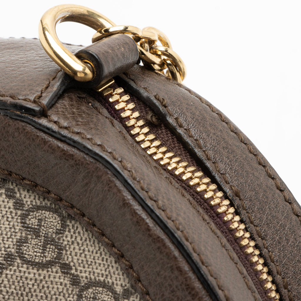 Gucci GG Supreme Ophidia Round Mini Shoulder Bag