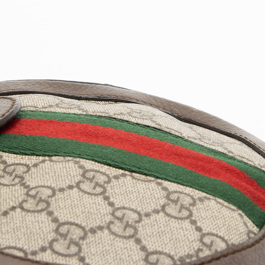 Gucci GG Supreme Ophidia Round Mini Shoulder Bag