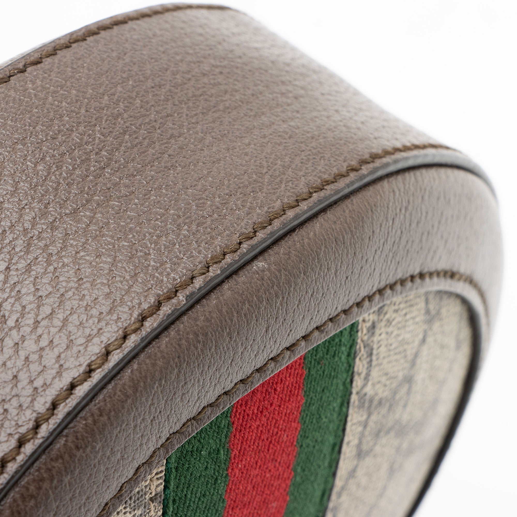 Gucci GG Supreme Ophidia Round Mini Shoulder Bag
