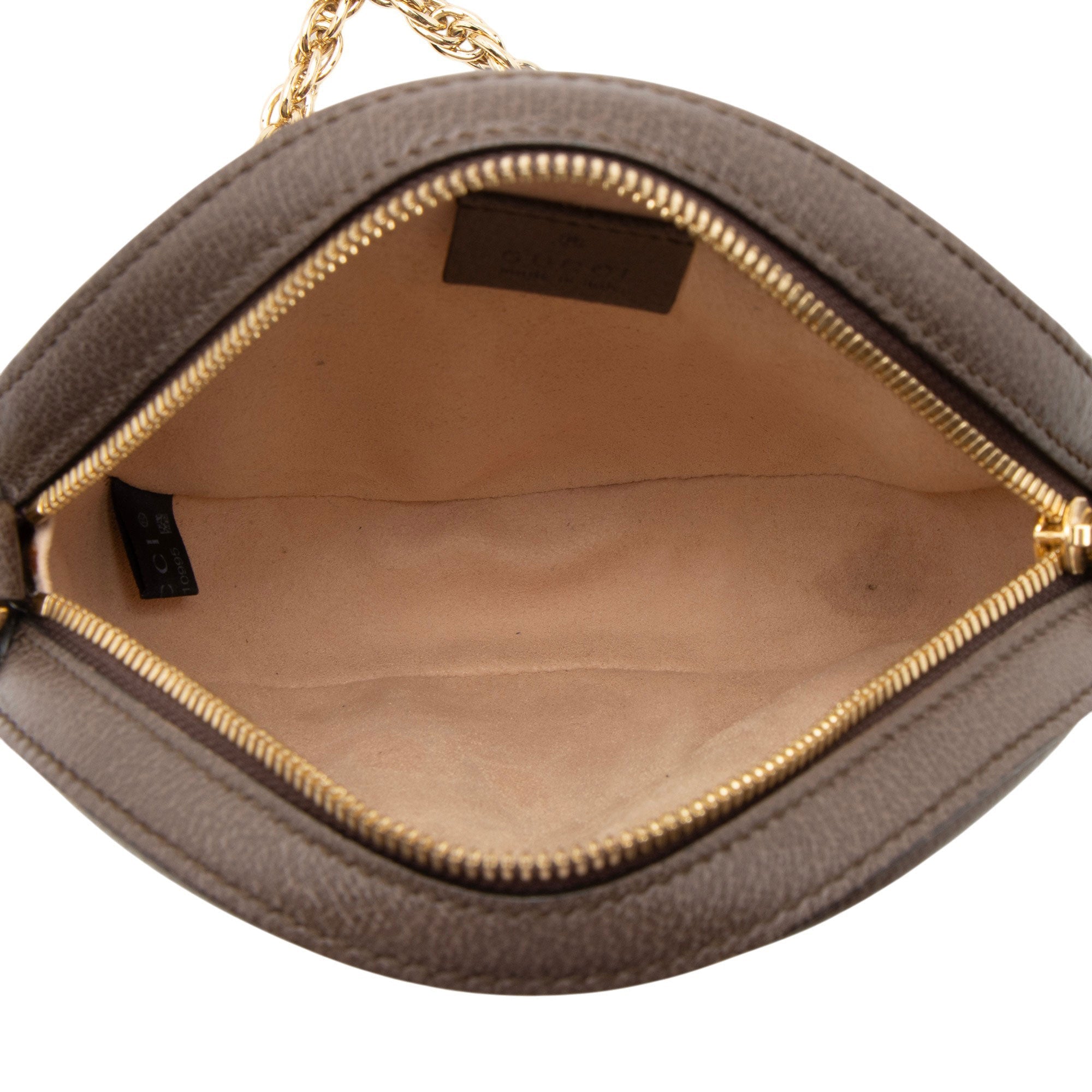 Gucci GG Supreme Ophidia Round Mini Shoulder Bag