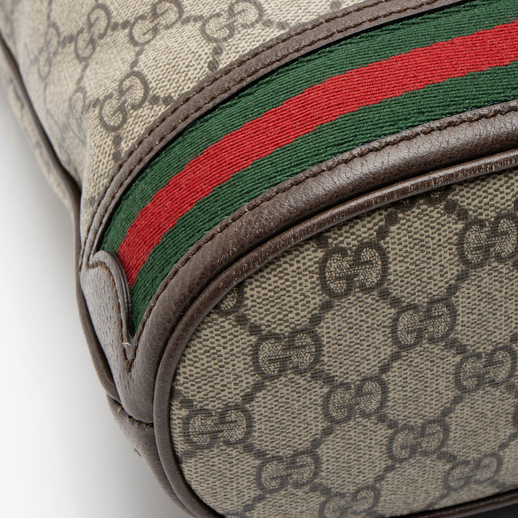 Gucci GG Supreme Ophidia Small Bucket Bag (SHF-3tXUhd)