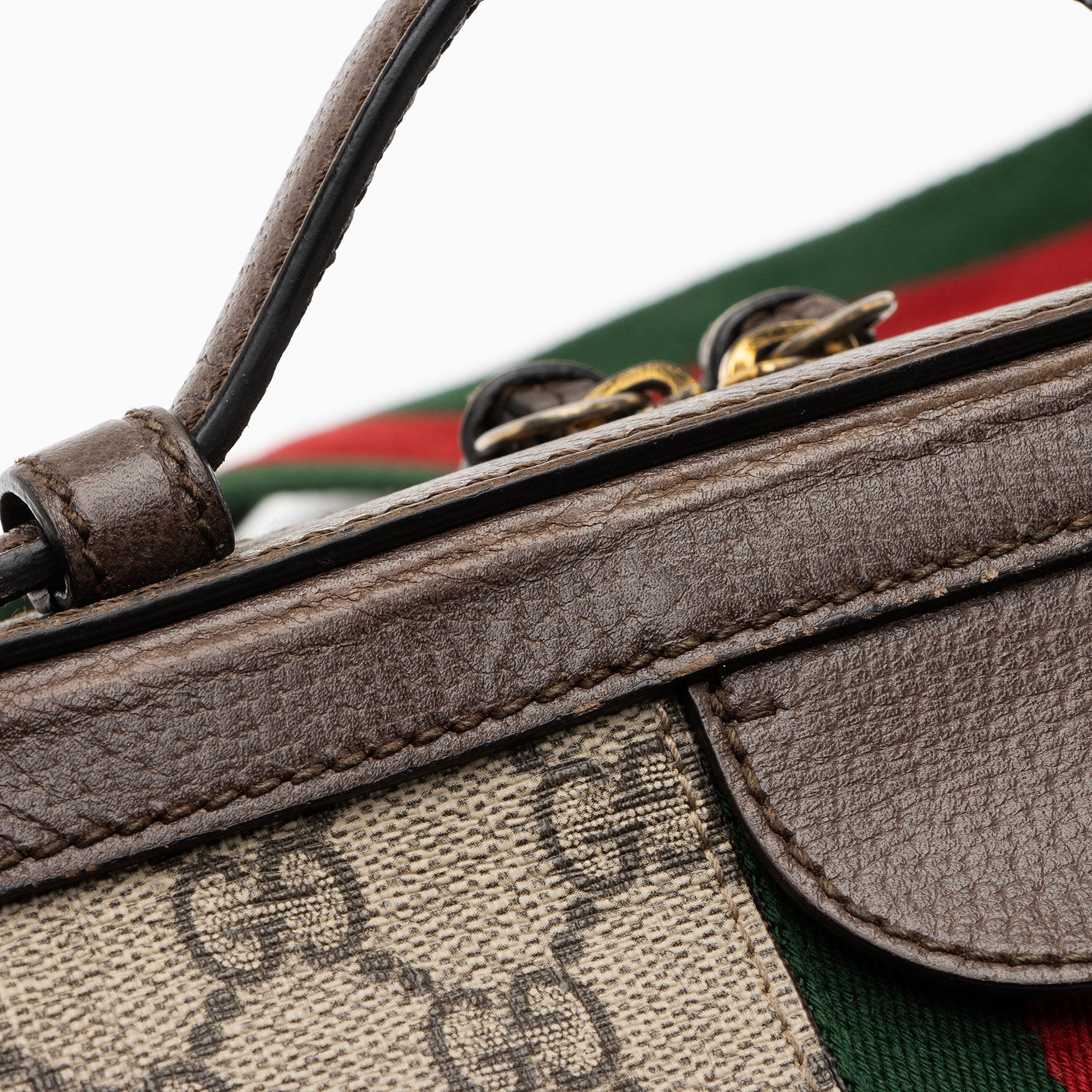 Gucci GG Supreme Ophidia Small Top Handle (SHF-rXEQFA)