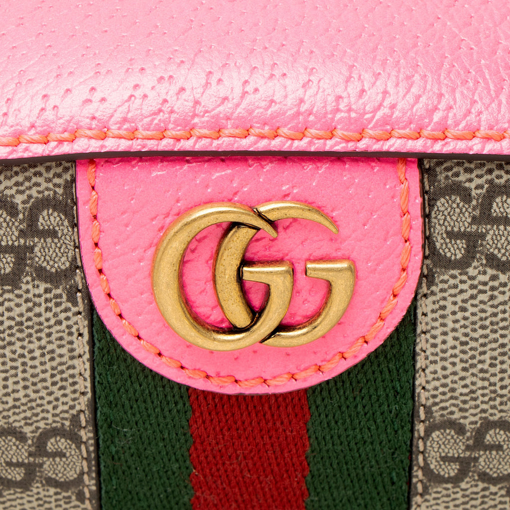 Gucci GG Supreme Ophidia Web Small Camera Bag