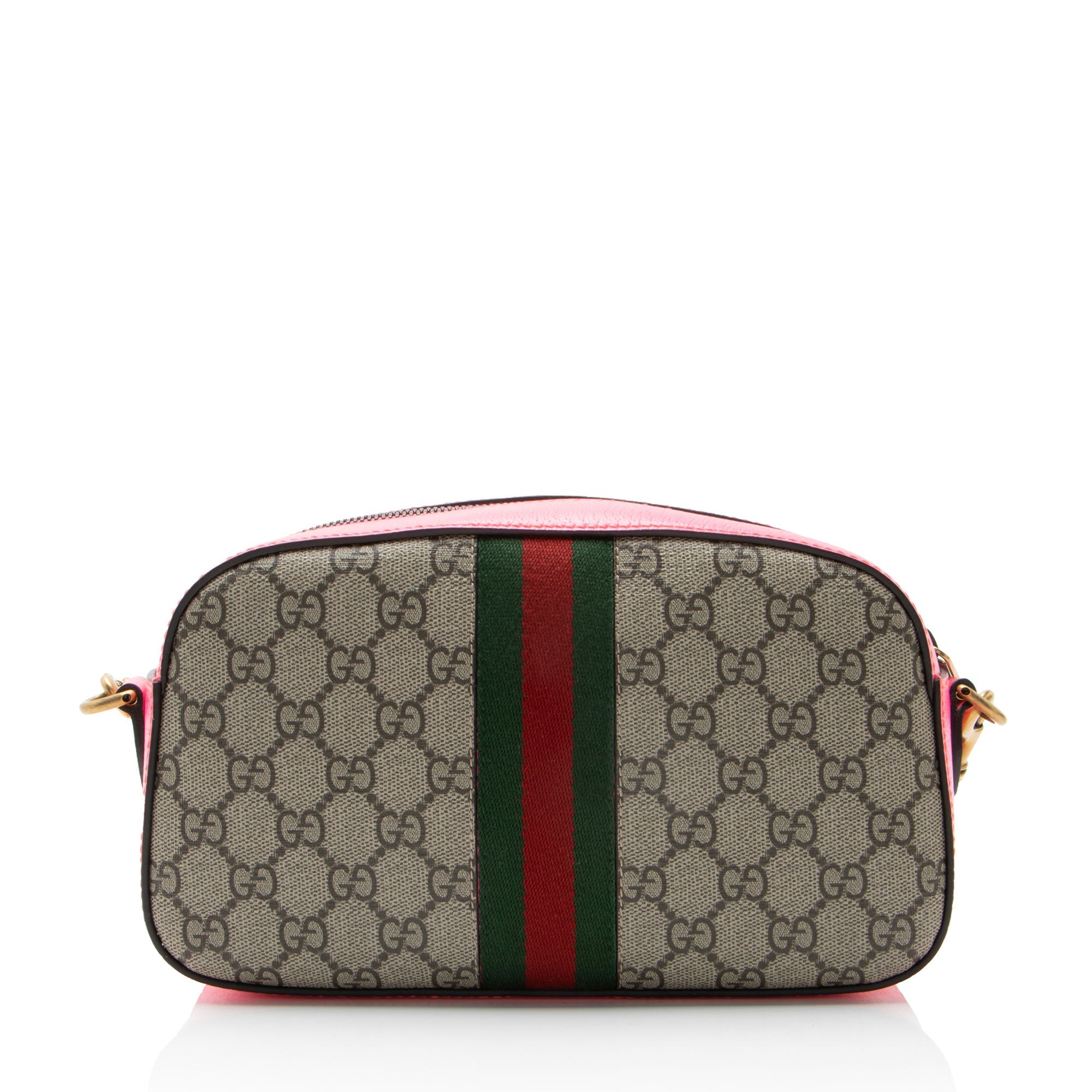 Gucci GG Supreme Ophidia Web Small Camera Bag
