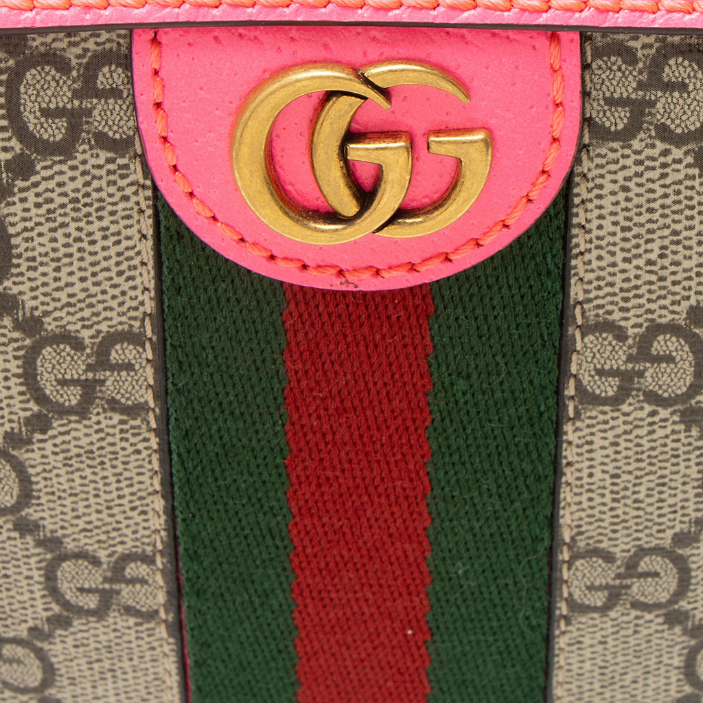 Gucci GG Supreme Ophidia Web Small Camera Bag