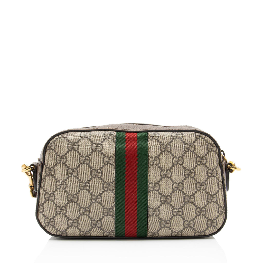 Gucci GG Supreme Ophidia Web Small Camera Bag