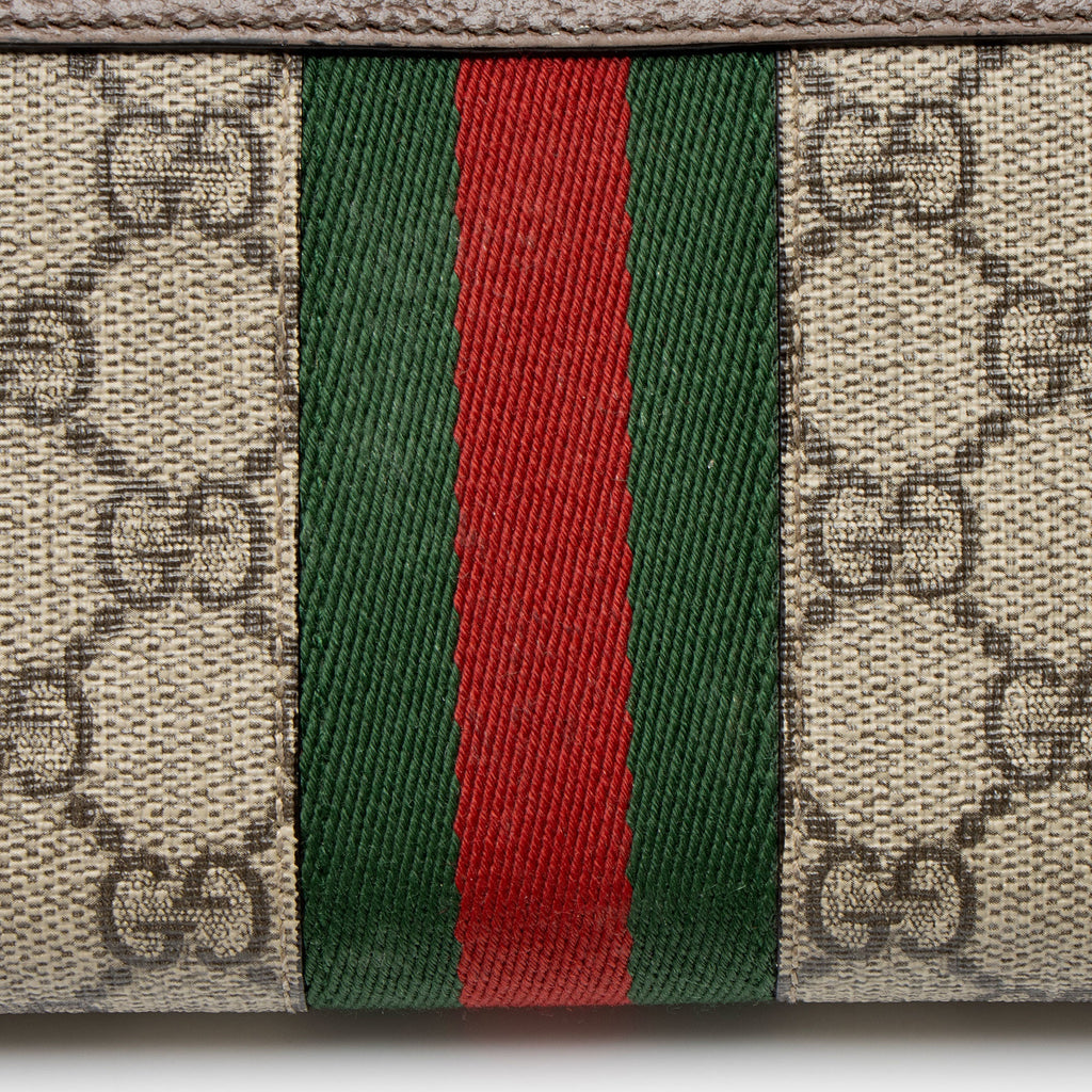 Gucci GG Supreme Ophidia Zip Around Wallet