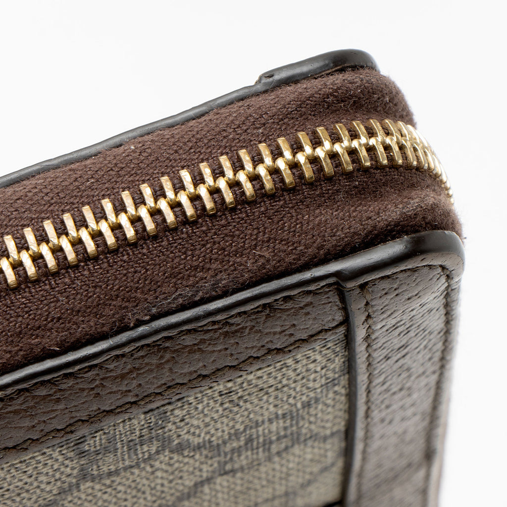 Gucci GG Supreme Ophidia Zip Around Wallet