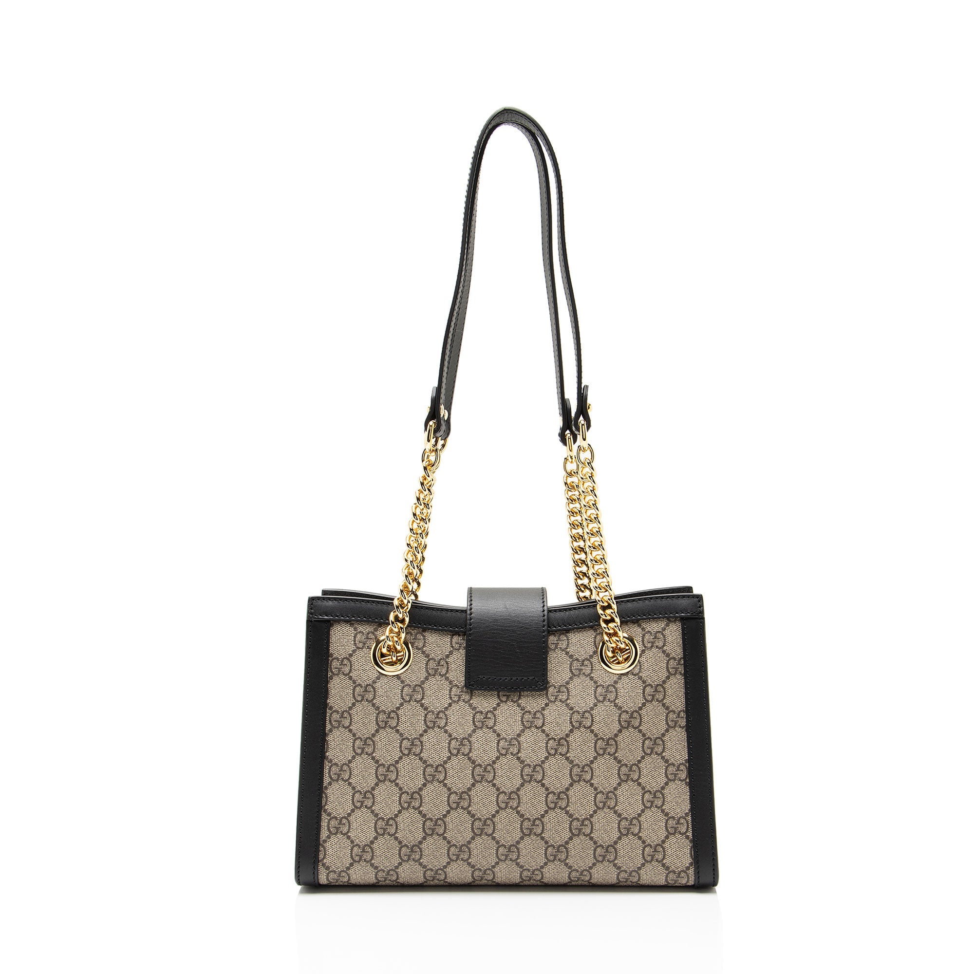 Gucci GG Supreme Padlock Chain Small Shoulder Bag