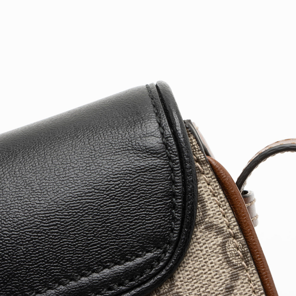 Gucci GG Supreme Padlock Saddle Small Shoulder Bag