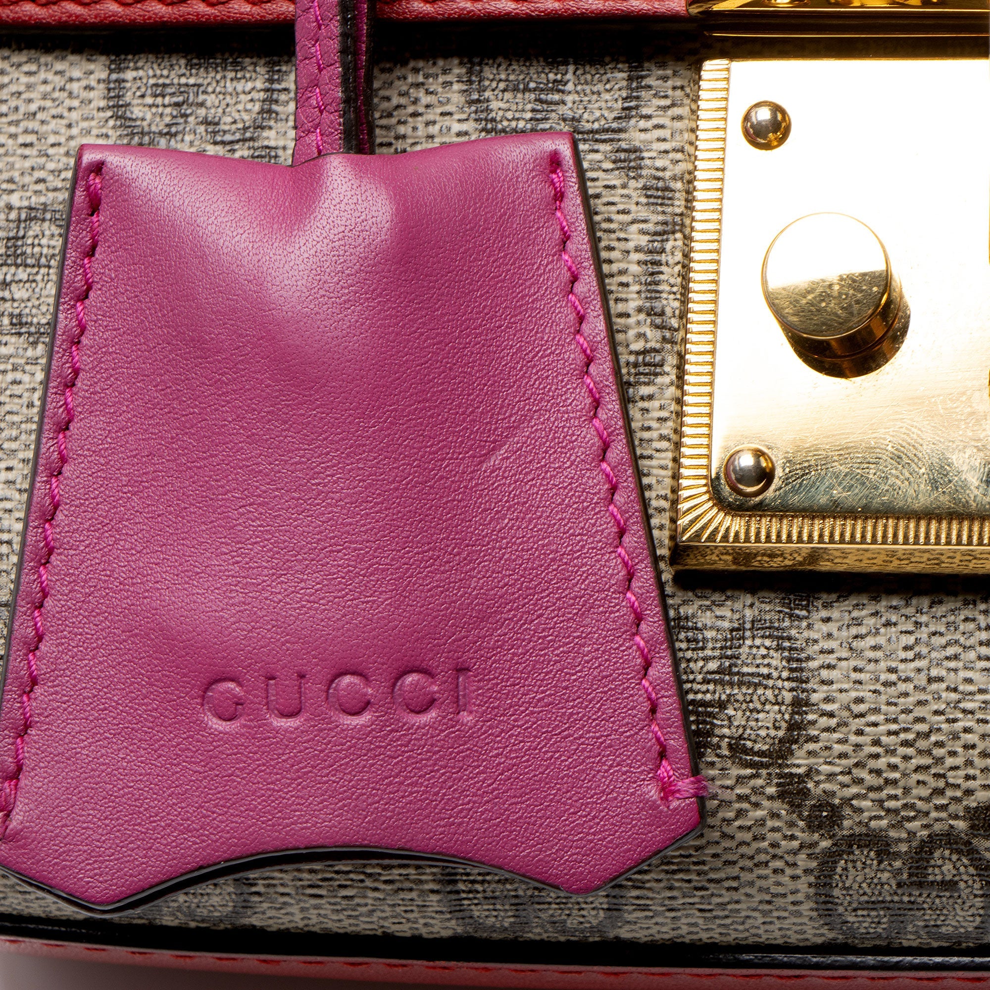 Gucci GG Supreme Padlock Small Shoulder Bag