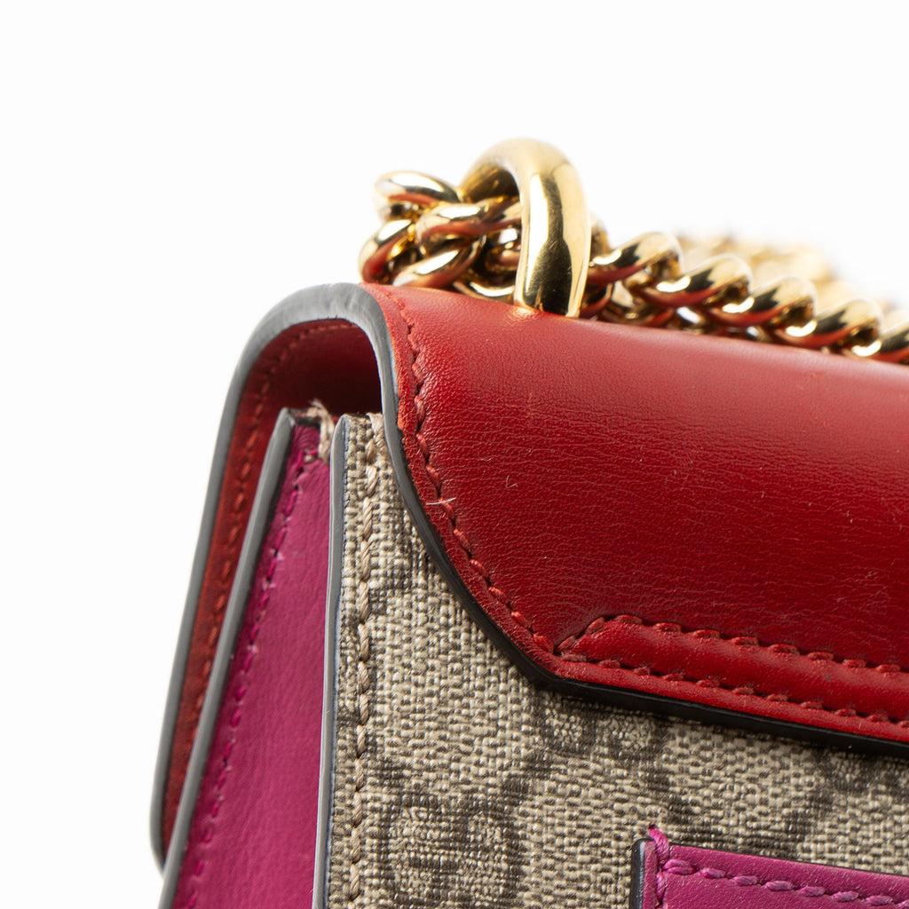 Gucci GG Supreme Padlock Small Shoulder Bag
