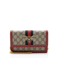 Gucci GG Supreme Queen Margaret Wallet on Chain