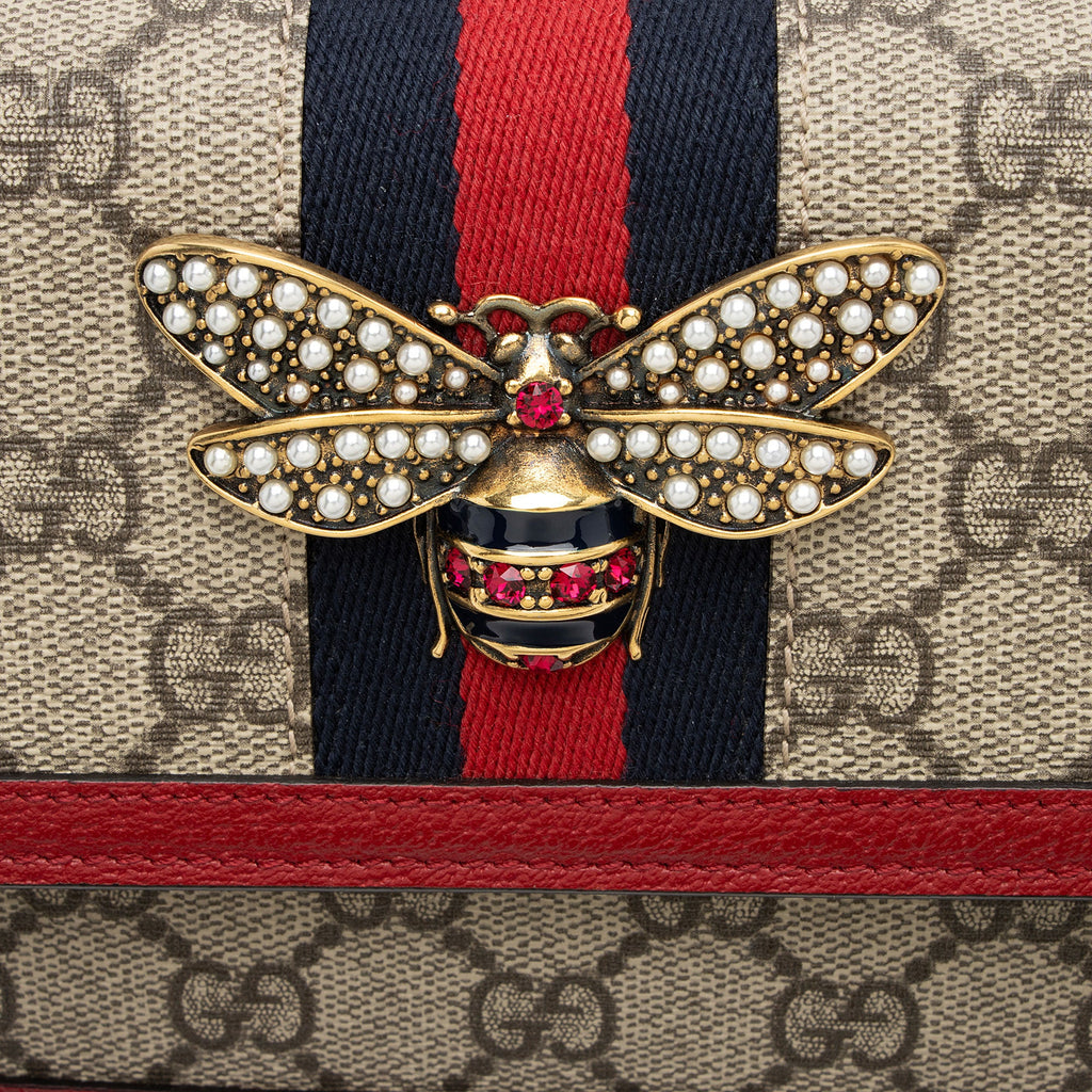 Gucci GG Supreme Queen Margaret Wallet on Chain