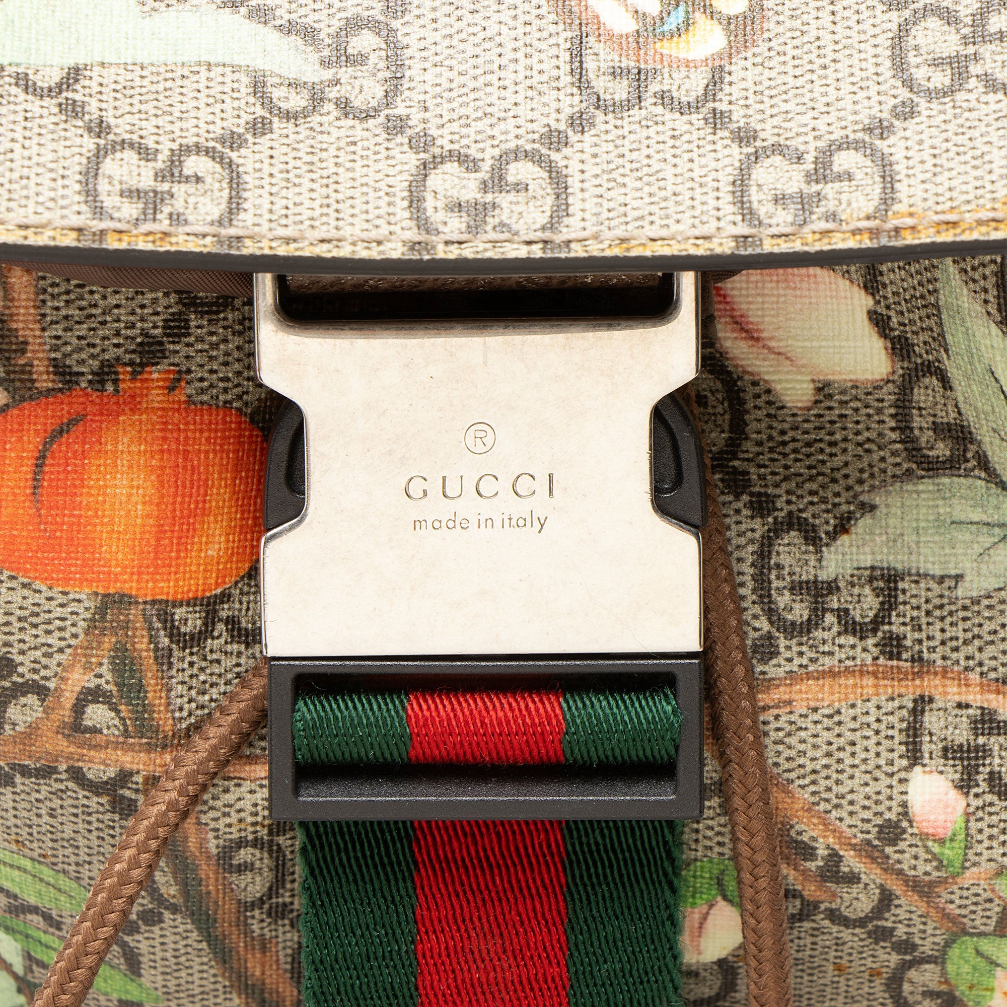 Gucci GG Supreme Tian Drawstring Backpack