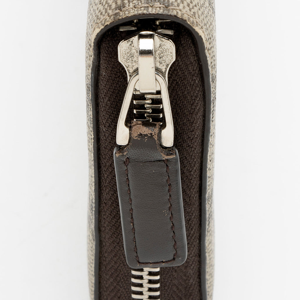 Gucci GG Supreme Web Bee Zip Around Wallet