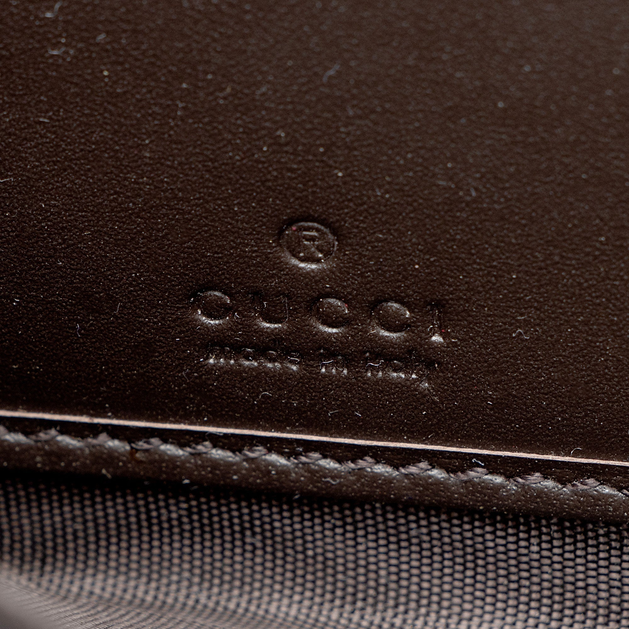 Gucci GG Supreme Web Bee Zip Around Wallet