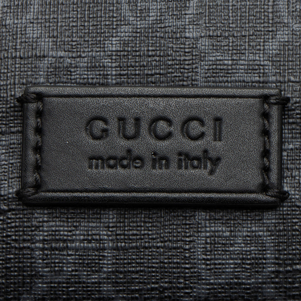Gucci GG Supreme Web Zip Belt Bag (SHF-52MZPp)