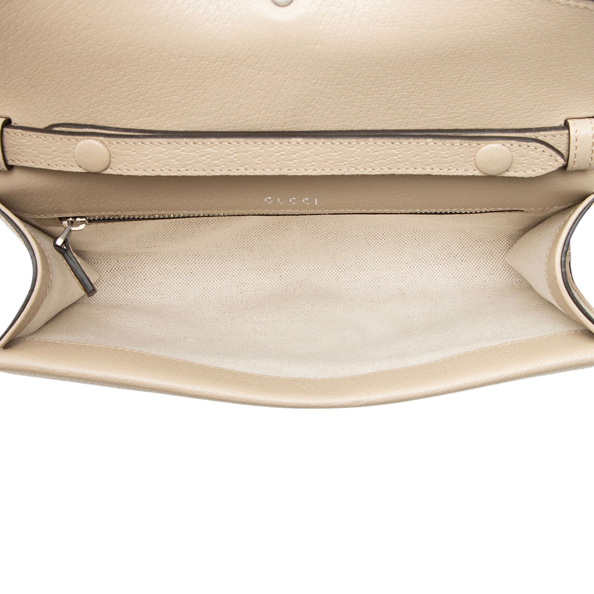 Gucci GG Supreme Web Dionysus E/W Small Flap Bag