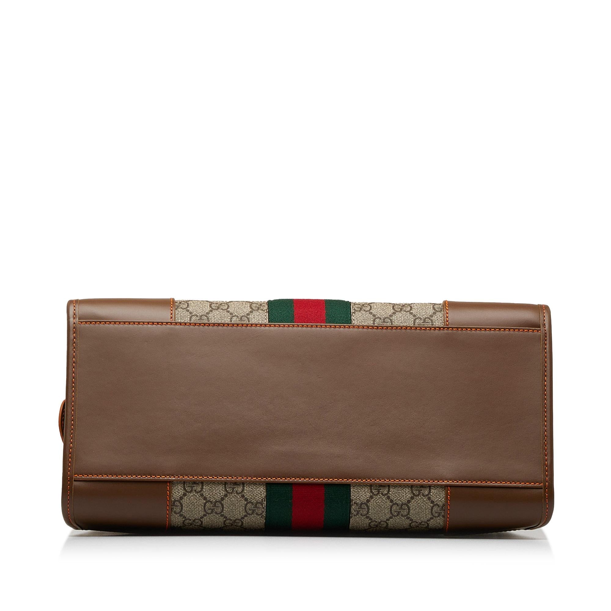 Gucci GG Supreme Web Duffle Tote (SHG-a5gr4F)