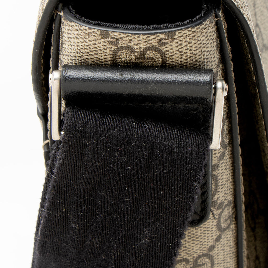 Gucci GG Supreme Web Flap Messenger