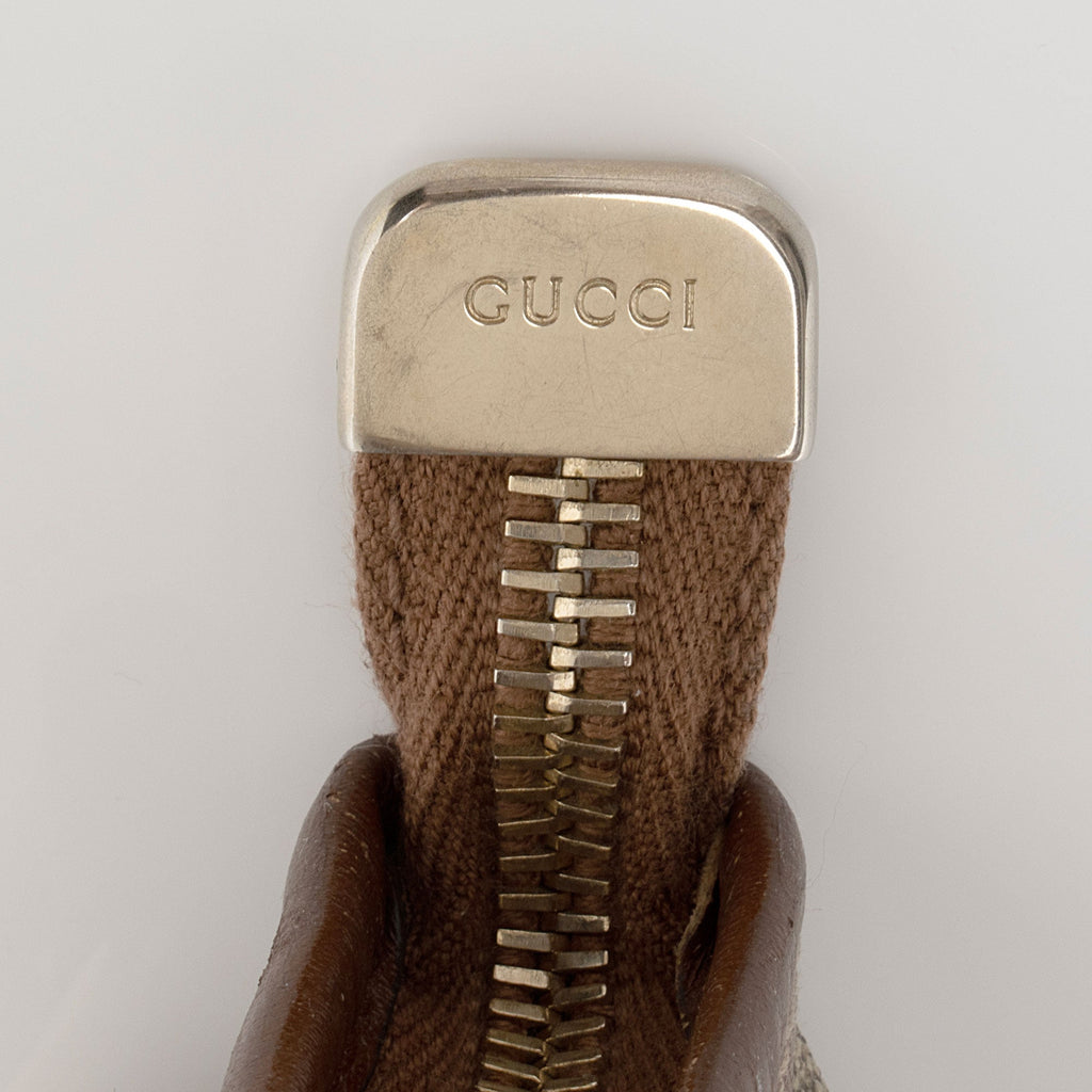 Gucci GG Supreme Web Loop Flat Small Messenger (SHF-2FmbPb)